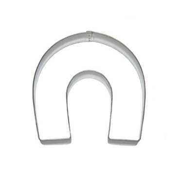 Horseshoe Cookie Cutter 105 mm Stainless Steel Luck Symbol for Baking