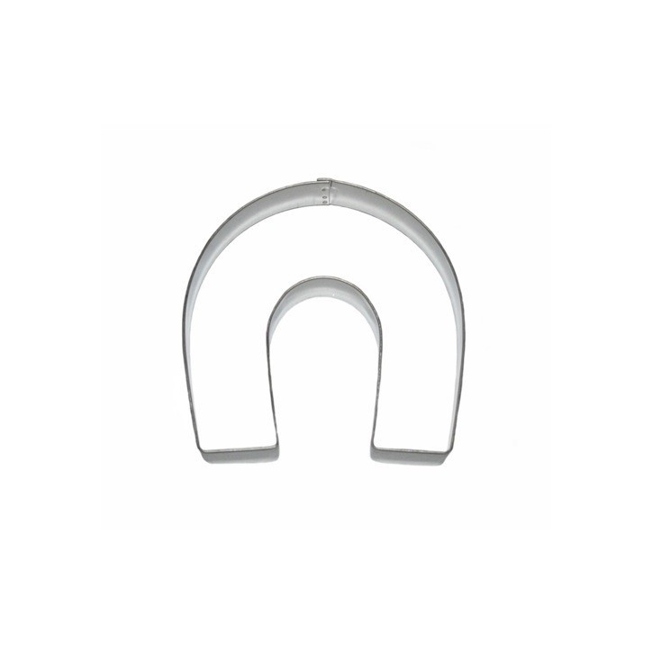 Horseshoe Cookie Cutter 105 mm Stainless Steel Luck Symbol for Baking