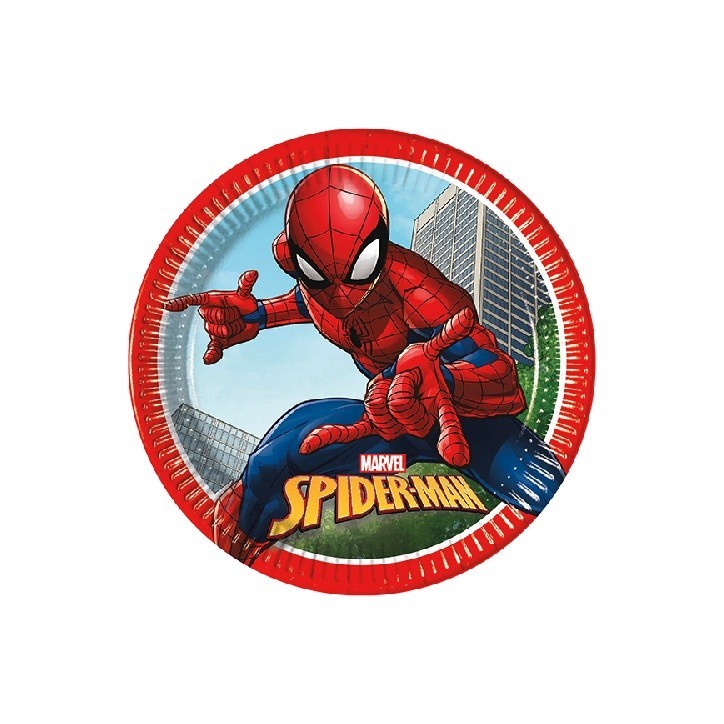 Procos Marvel Spiderman Plates, 8 pcs