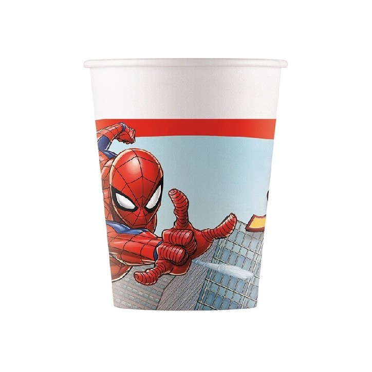 Procos Marvel Spiderman Becher, 8 Stück