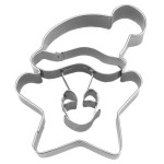 Städter Star with Hat Cookie Cutter with imprint on Blister, 5.5cm