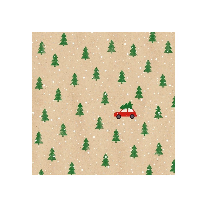 By Nature Napkins Trees in the Snow – Sustainable Winter Vibes 🌲❄️