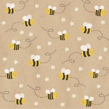 By Nature Napkins Just Bee – Eco-Friendly Napkins with Bee Design 🐝🌸