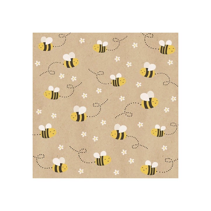 Nachhaltige Servietten Just Bee mit fröhlichem Bienen-Design 🐝🌸