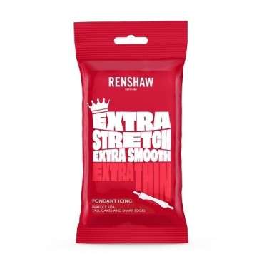 Renshaw Extra Fondant Red 250g – Vegan, Kosher & Halal Certified 🎂🔴