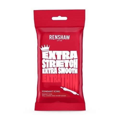 Renshaw Extra Stretch Fondant Icing Red, 250g