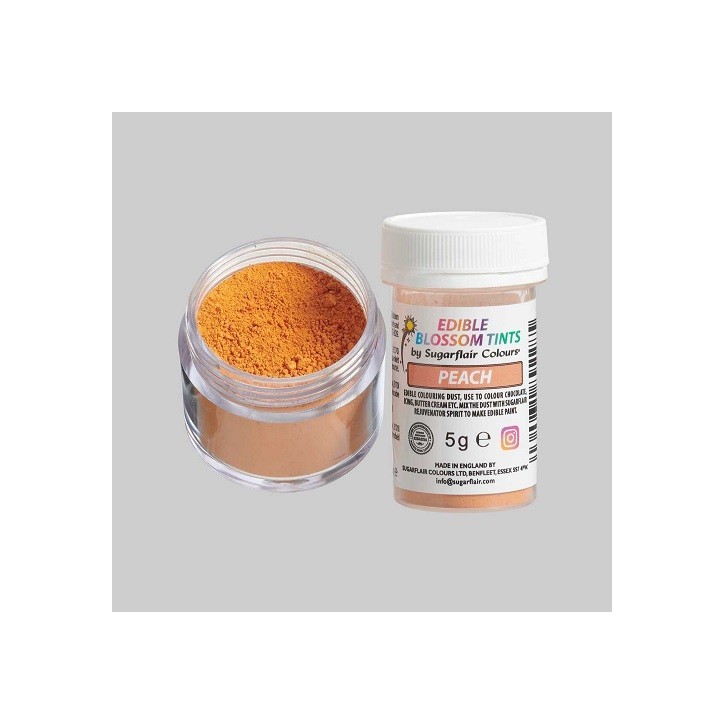 Sugarflair Blossom Tint Dust Peach Edible Powder for Cake Decorations