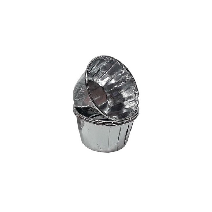 Bakeria Silver Cupcake Cups – Perfect for Christmas & New Year’s Eve