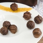 Städter 26mm Dark Chocolate Truffles shells, 63 pcs