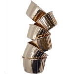 Bakeria Metallic Rosegold Cupcake Baking Cups, 12 pcs