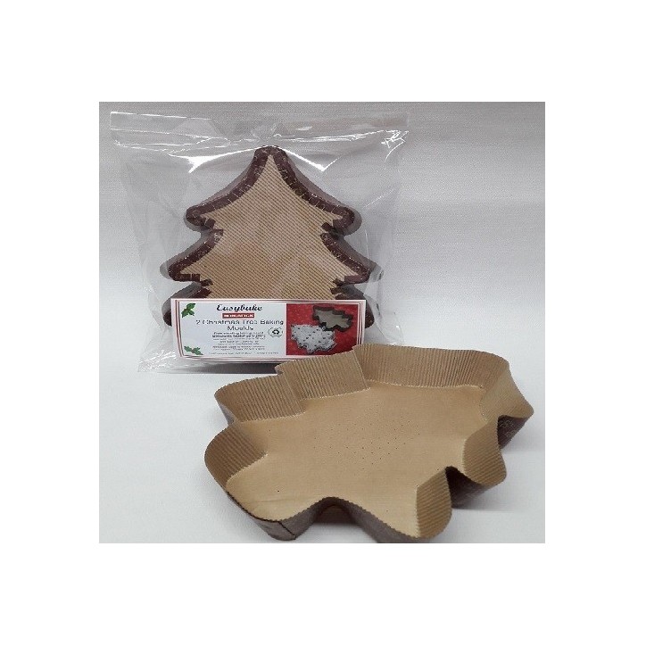 Christmas Tree Disposable Baking Molds, 2 pcs