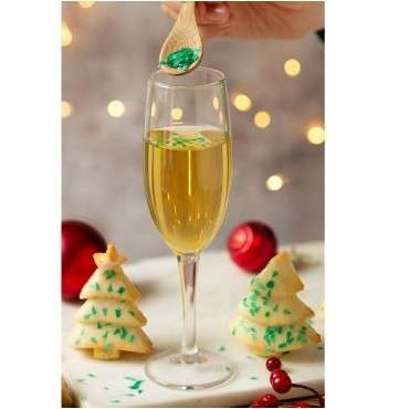 Decora Essbare Tannenbäume – Streudekor für Weihnachtsgebäck & Drinks