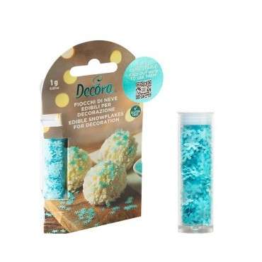 Essbare Schneeflocken von Decora – Winterzauber für deine Desserts ❄️