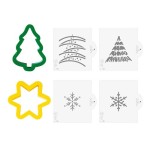 Decora Christmas Cutters & Stencil Set