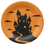 PAW Round Halloween Party Plates, 8 pcs