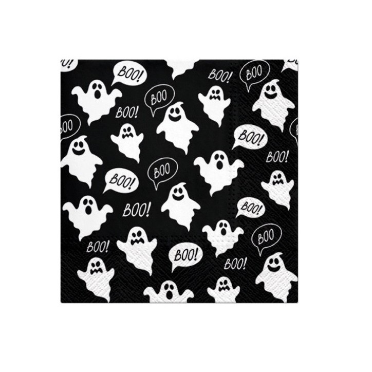 PAW Boo Ghost Napkins, 20 pcs