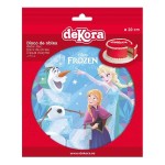 DeKora Esspapier Frozen Tortenaufleger, 20cm