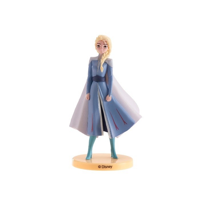 DeKora Disney Frozen Elsa Cake Figure, 9.5cm - Non Edible Frozen Cake Decoration