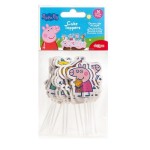 DeKora Peppa Pig Cake Toppers, 16 pcs