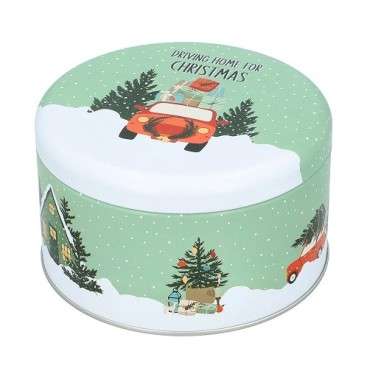 Birkmann Cookie Tin Set "Happy Holidays", 2 pcs