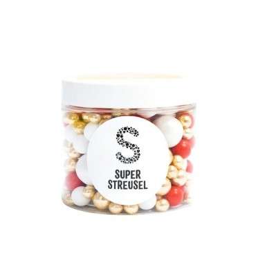 SuperStreusel GlockenSpiel 170 g – Christmas Chocolate Pearls Mix