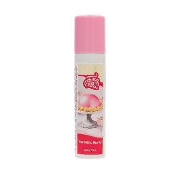 FunCakes Metallic Spray Pink, 100ml