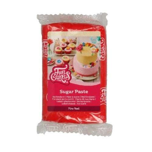 FunCakes Rollfondant Fire Red, 250g