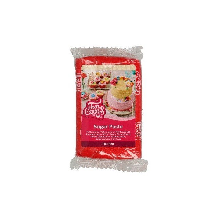 FunCakes Rollfondant Fire Red, 250g