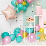 PartyDeco Happy Birthday Pink Foil Balloon, 40cm