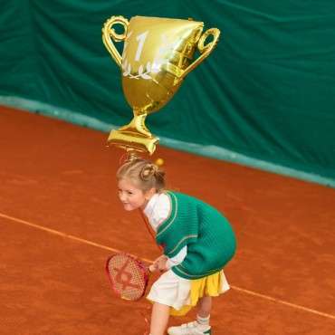 Pokal Ballon - Goldener Siegerpokal Folienballon - Trophy Ballon - Gewinner Ballon