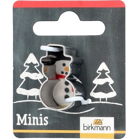 Mini Snowman Cutter – 2.7 cm – for Cookies & Creative Snacks