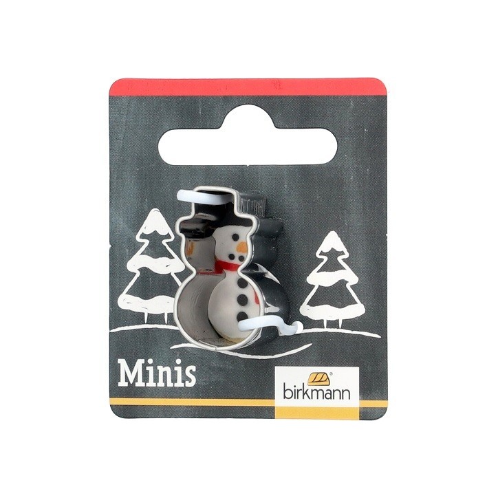 Mini Snowman Cutter – 2.7 cm – for Cookies & Creative Snacks