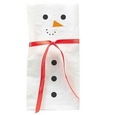 Ginger Ray Snowman Napkins – Set of 16