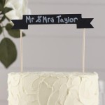 Ginger Ray Chalkboard Cake Topper