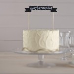 Ginger Ray Chalkboard Cake Topper