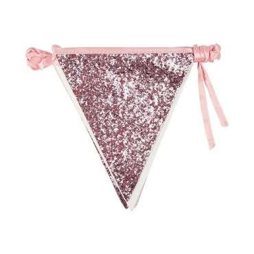 Talking Tables Pink Glitter Bunting – 3m Party Decoration