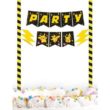 Amscan Pokémon Cake Bunting, 19x25 cm