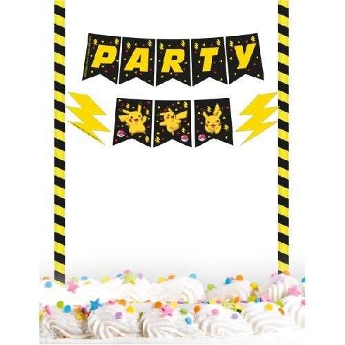 Amscan Pokémon Cake Bunting, 19x25 cm