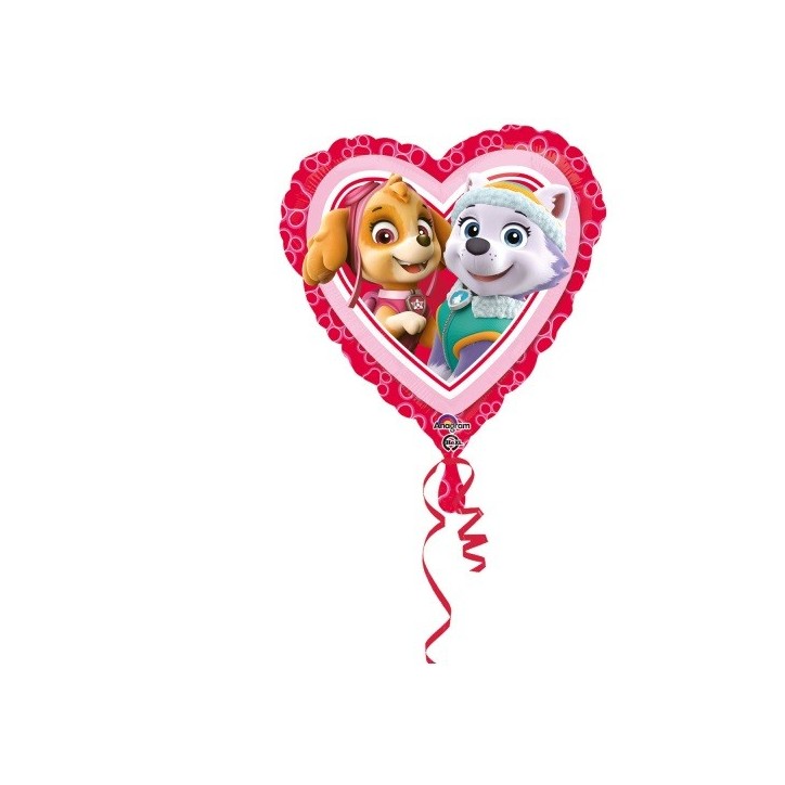 Amscan Folienballon Paw Patrol Skye & Everest, 43cm