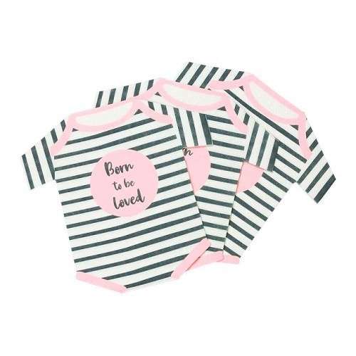 Talking Tables Born to be loved Babybody Pink Servietten, 16 Stück