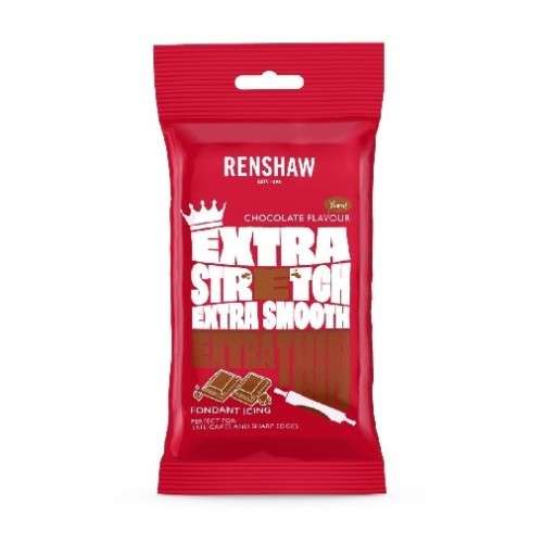 Renshaw Extra Stretch Rollfondant Schokoladen Braun, 250g