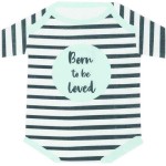 Talking Tables Born to be loved Babybody Mint Servietten, 16 Stück