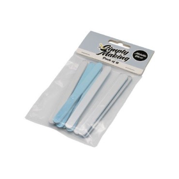 Simply Making Cakesicle Cake Sticks / Metallic Silver made of Acryl, 10 pcs