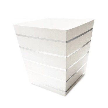 Delight Department Silver Striped Snack Boxes