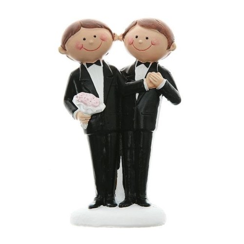 Wedding Couple Men Cake Topper