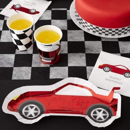 Racecar Paper Plates for Kids’ Parties | Talking Tables 🏎️