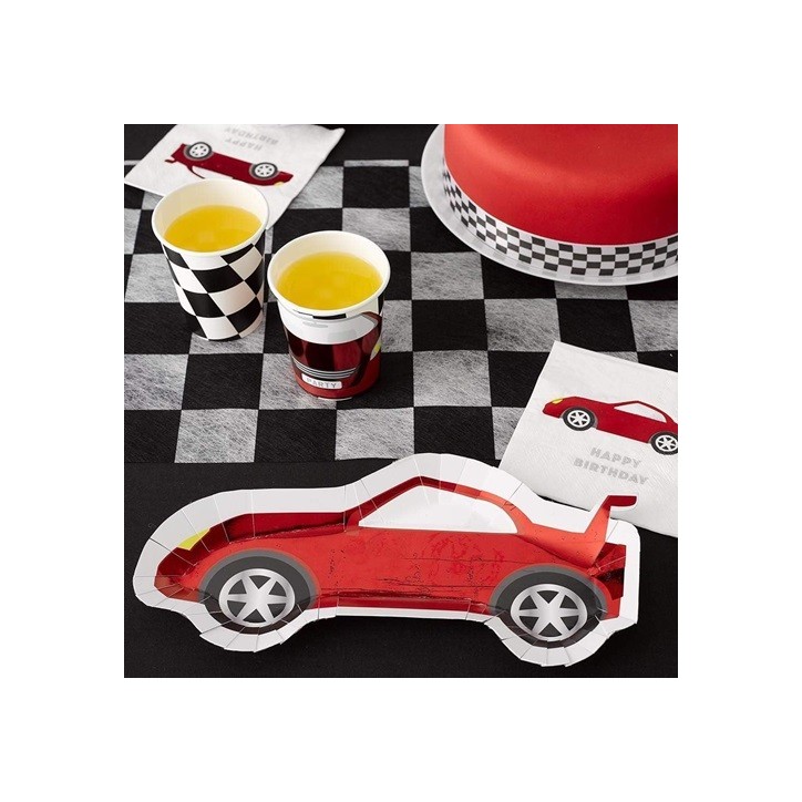 Racecar Paper Plates for Kids’ Parties | Talking Tables 🏎️