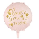 PartyDeco love you mom Foil Balloon, 35cm