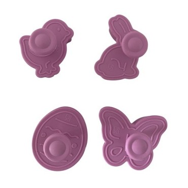 Easter Cookie Cutter Set – 4-piece with Embossing | Fun Baking for Kids