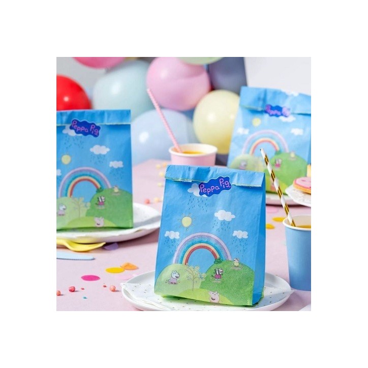 Dr. Oetker Peppa Pig Geschenktüten & Sticker – 8 Stück 🐷